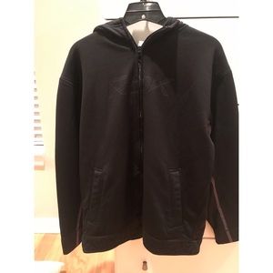 Men’s black Reebok zip up hoodie